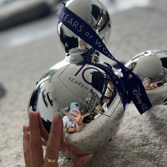 Disney 100 years chrome popcorn bucket - Picture 3 of 3